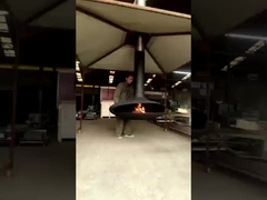 Đường sưởi gỗ xoay