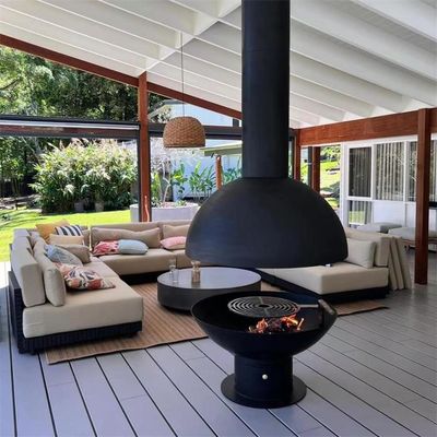 Suspended Modern Stove Fireplaces Outdoor Decorative Wall Mounted Indoor