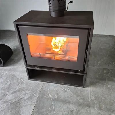 Europe Indoor Heating Freestanding Mild Steel Wood Burning Fireplace Stove