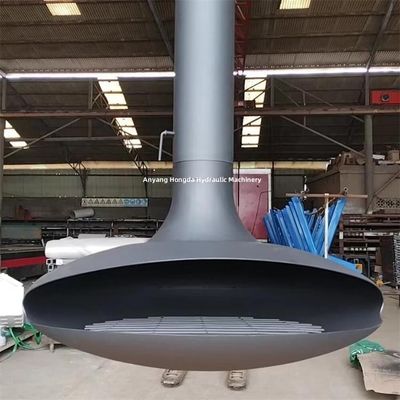 indoor contemporary indoor fireplace carbon steel wood burning stove rotating spherical