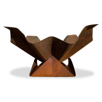 Unique Garden Decoration Warming Firewood Corten Steel Outdoor Fire Pit Heater
